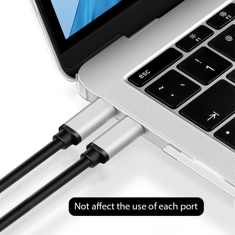 Bộ Ốp Trong Suốt 4 Trong 1 Bảo Vệ Bàn Phím + Miếng Dán Màn Hình Chống Bụi Cho 2022 Macbook M2 Air13.6 inch A2681 M2 Pro13 A2338