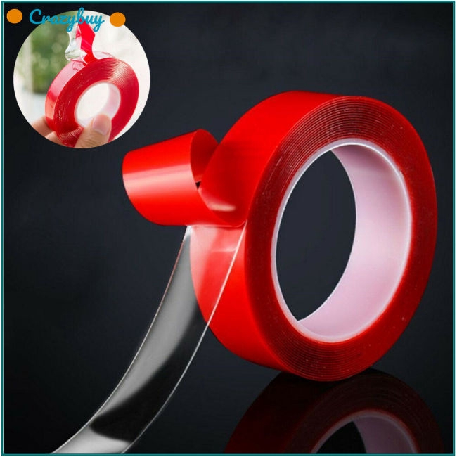 Cuộn băng keo hai mặt dán xe hơi trong suốt 300cm