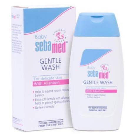 Combo cho bé Sữa Tắm Gội Dịu Nhẹ Toàn Thân Sebamed pH5.5 (SBB08) + Kem Ngăn Ngừa Hăm Tã pH5.5 (SBB03B)