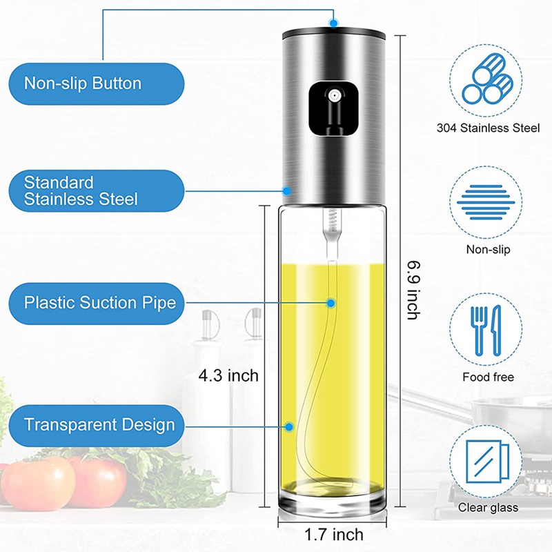 Bình xịt dầu ô liu/dầu ăn tiện lợi