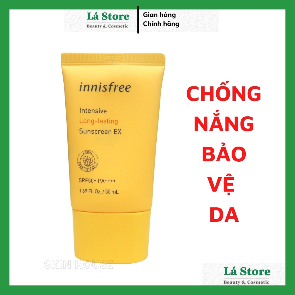 Kem Chống Nắng Lâu Trôi Innisfree Intensive Long Lasting Sunscreen SPF50+ PA++++ 50ml