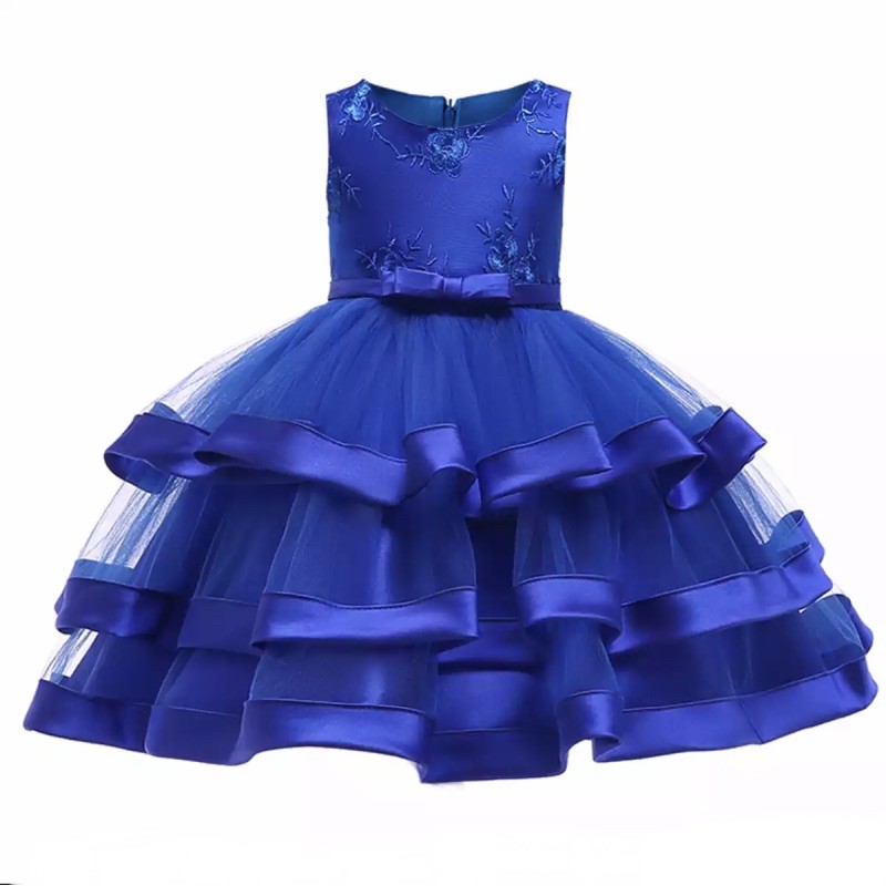 Đầm Công Chúa Cao Cấp Chân Váy 03 Tầng TiNa’s House... Cho Bé Từ 03-10Tuổi (Hàng 05,06 Lớp).