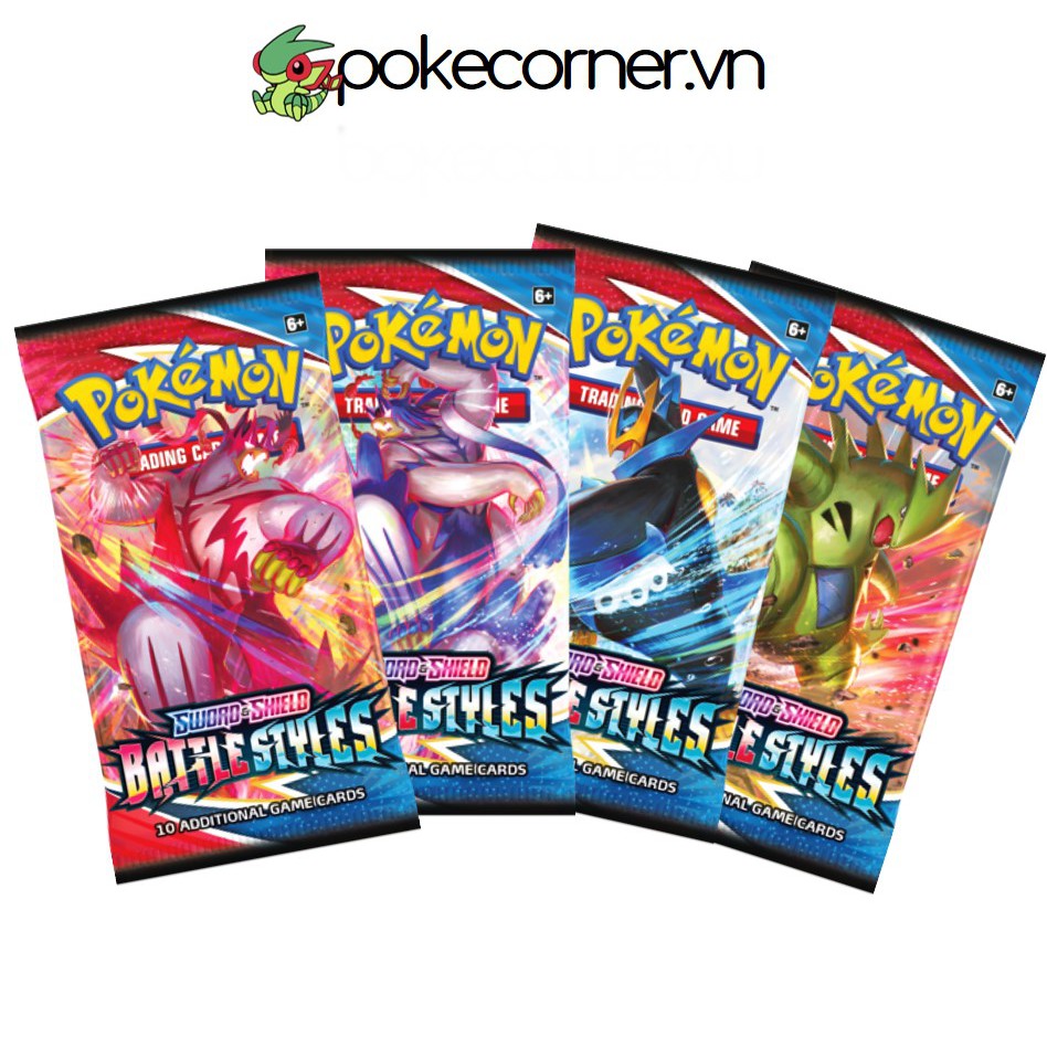 [SIÊU RẺ] 01 Pack Bài Pokemon TCG Battle Styles Chính Hãng Mới 100% - Túi Thẻ Bài Pokemon (Art Ngẫu Nhiên)