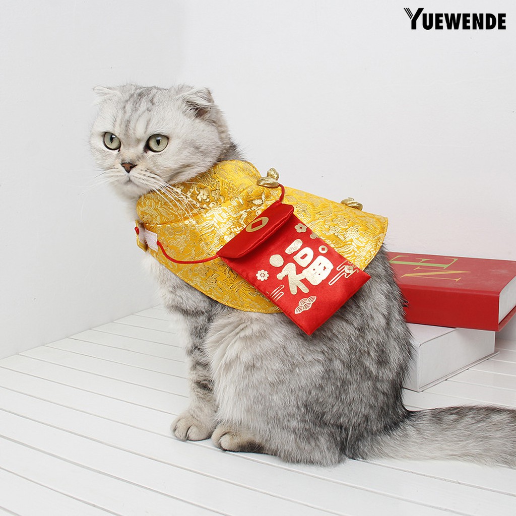 Áo Choàng Giữ Ấm Cho Thú Cưng Phong Cách Trung Hoa