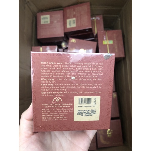 KV Beauty- Combo cao mụn sâm đỏ và huyết thanh 36 vị Meea organic chính hãng