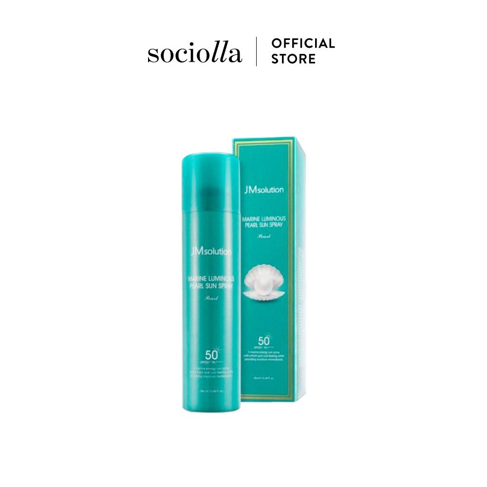 Xịt Chống Nắng Toàn Thân Từ Ngọc Trai JM Solution Marine Luminous Pearl Sun Spray SPF50+ 180ml