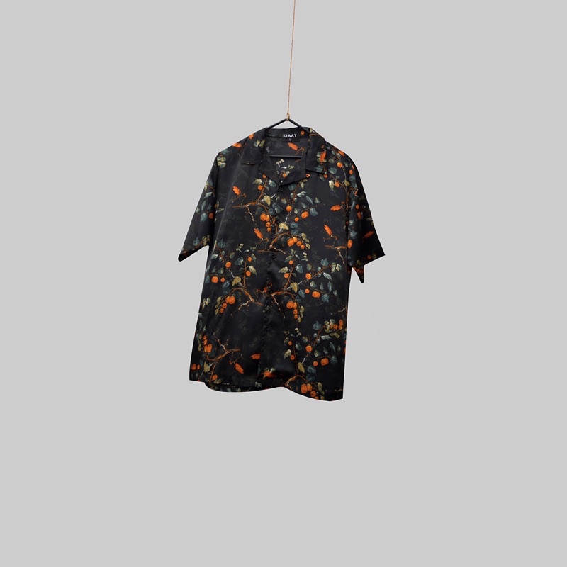 Áo cuban hoạ tiết unisex