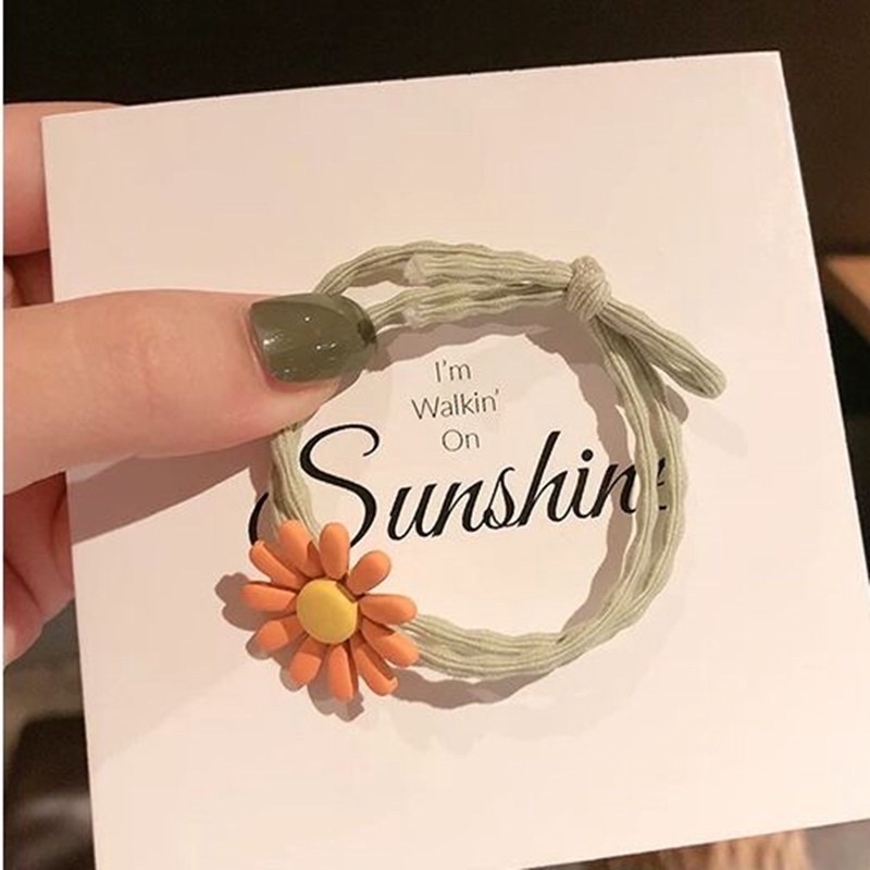 Dây Buộc Tóc Hoa Cúc Hót Co Dãn Tốt, Combo Dây Buộc Tóc Hoa Cúc Giá Rẻ - Chọn Ngẫu Nhiên