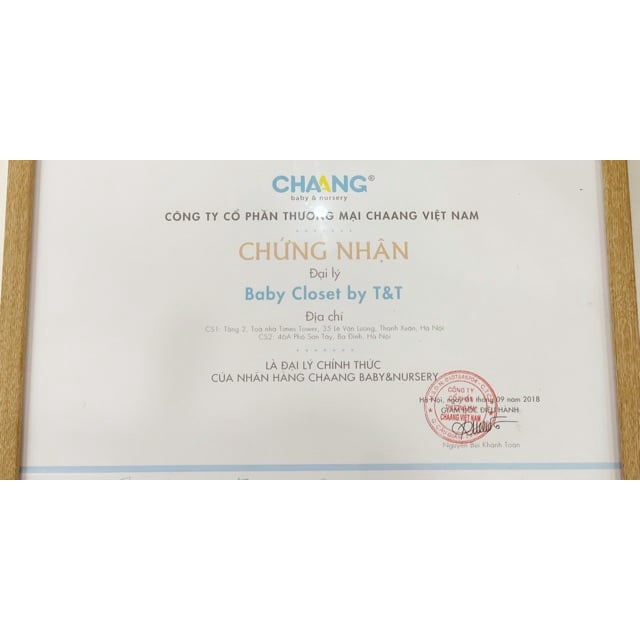 [CHÍNH HÃNG] Áo gile kéo khóa có mũ trẻ em họa tiết Snow Chaang