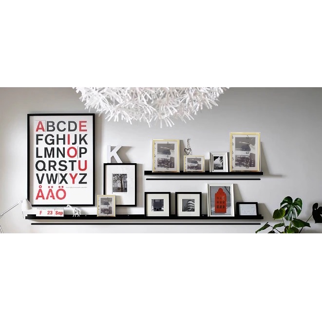 Khung ảnh để bàn hoặc treo tường Ikea Guldboda Frame, Brass Color