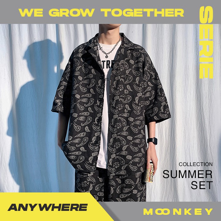 Set Bộ Bandana Mùa Hè Nam Nữ Phong Cách Hiện Đại 2021