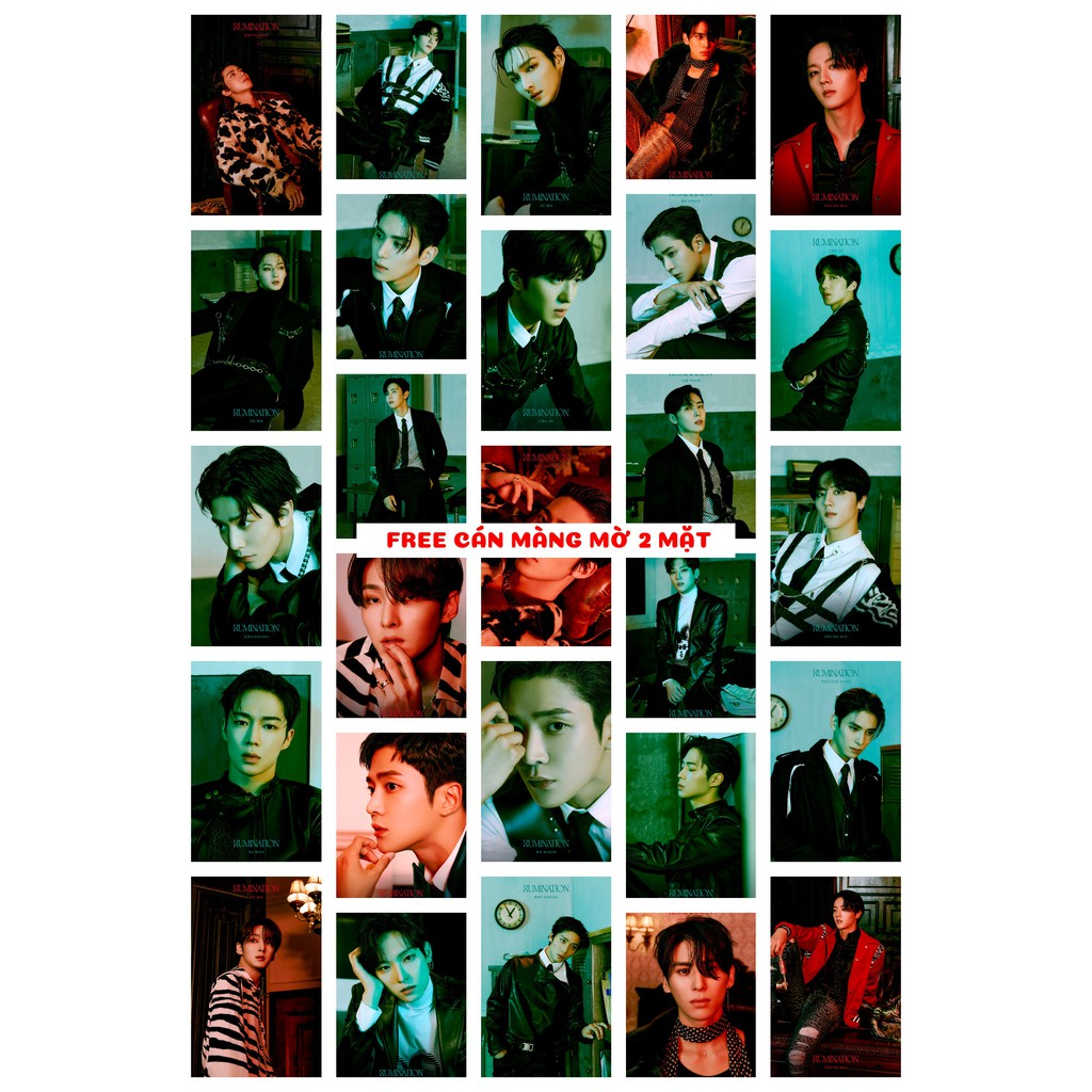 Lomo card 54 ảnh SF9 - RUMINATION