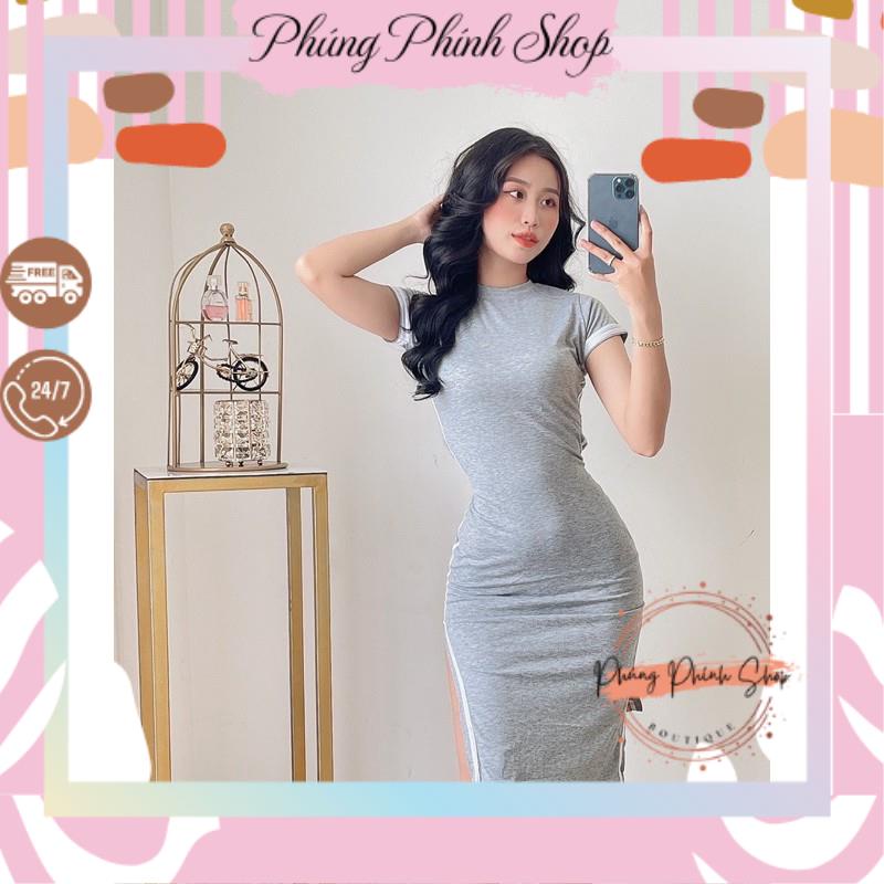 ĐẦM BODY XẺ TÀ KHOÉT EO SANG CHẢNH SEXY