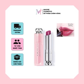 SON DƯỠNG DIOR LIP GLOW MÀU 006 BERRY UNBOX