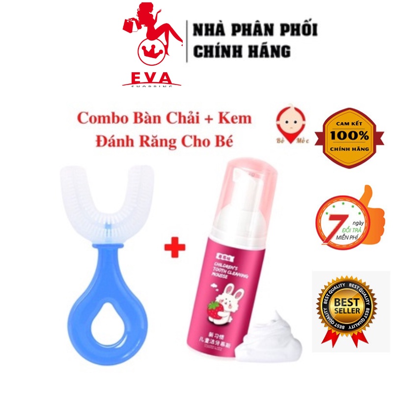Kem đánh răng cho bé, kem đánh răng trẻ em tạo bọt nuốt được làm trắng răng chống sâu răng