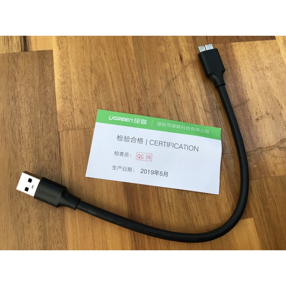 Cáp Micro USB 3.0 dài 0,25M Chính Hãng Ugreen 60527 | BigBuy360 - bigbuy360.vn