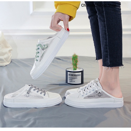 Giày sục thể thao nữ, giày đạp gót nữ