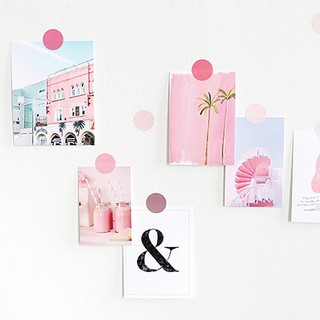 (ST034) Set sticker trang trí basic nhiều hình x4 tờ