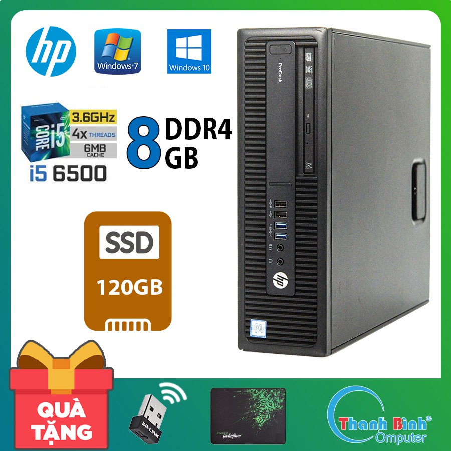 Máy Tính Đồng Bộ 💟ThanhBinhPC💟 Máy Tính Văn Phòng - HP ProDesk 600G2 ( Core I5 6500/ 8GB/ 120G ) - Bảo Hành 12 Tháng.