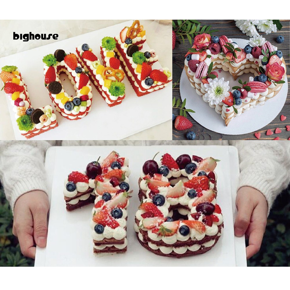 Khuôn Làm Bánh Sinh Nhật Hình Chữ Số 0-8 4-10inch Đầy Tiện Lợi