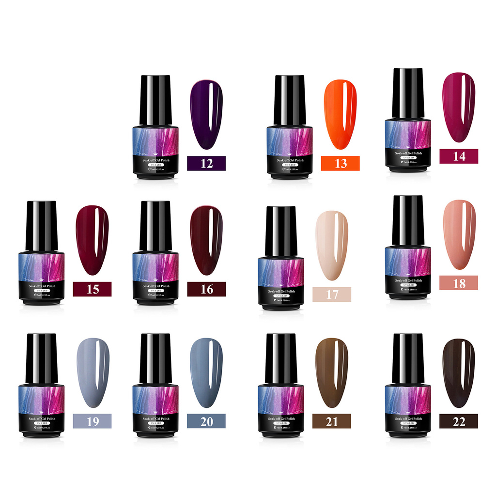 [Hàng mới về] Gel Sơn Móng Tay 5ml Lâu Trôi Chuyên Dụng Dành Cho Nữ