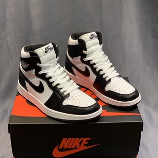 JORDAN 1 HIGH BLACK WHITE