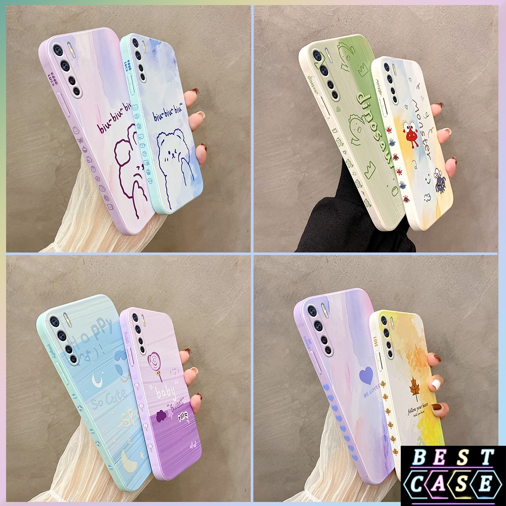 Ốp lưng oppo a91 ốp lưng oppo reno 3 4G Ốp Điện Thoại Mềm In Hình Tranh Sơn Dầu Cho Oppo A91 Oppo Reno 3 4G