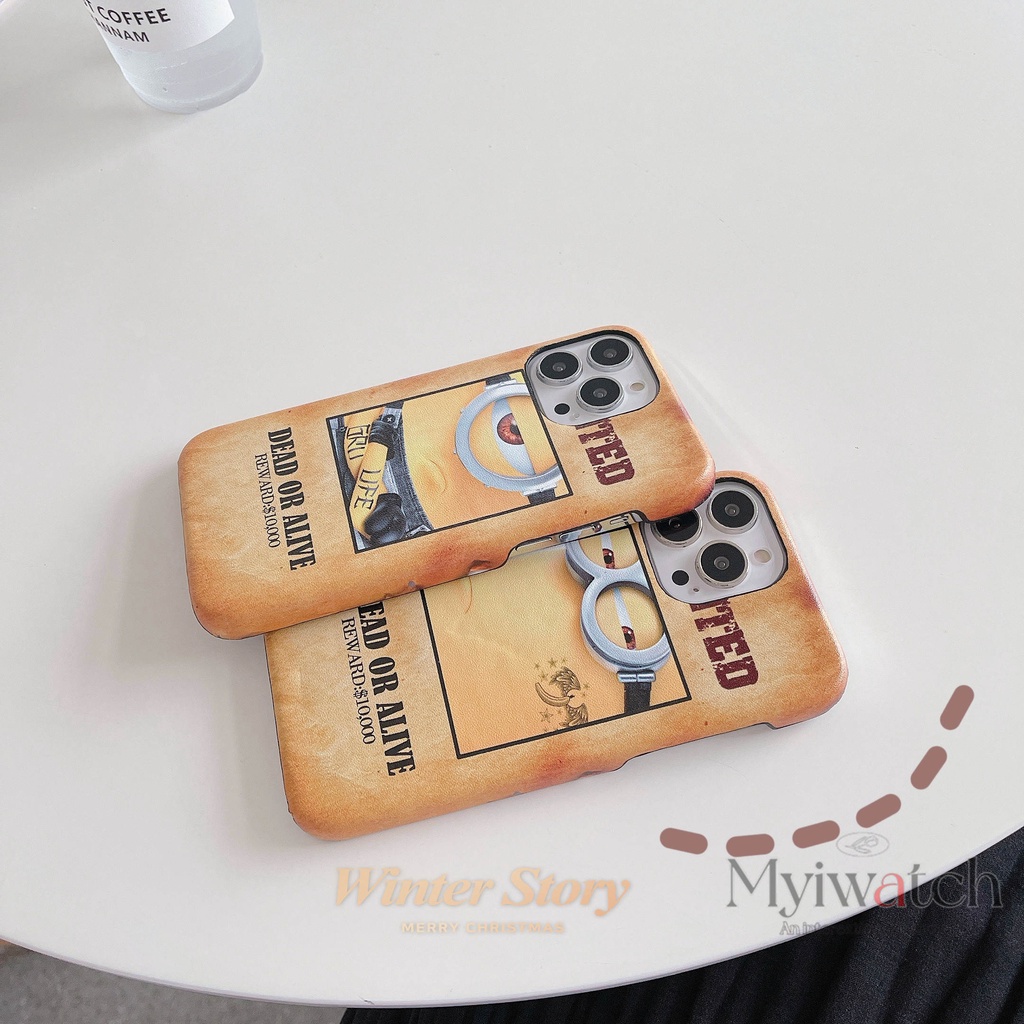 Ốp Điện Thoại Da Họa Tiết Hoạt Hình Thời Trang Cho iphone 13 Pro Max 11 12 Pro Max X XS XR XSMAX 7 8 plus 7G 8G