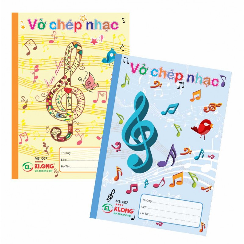 Vở Chép Nhạc Hải Tiến Vở Chép Nhạc Klong 32 Trang kẻ sẵn dòng