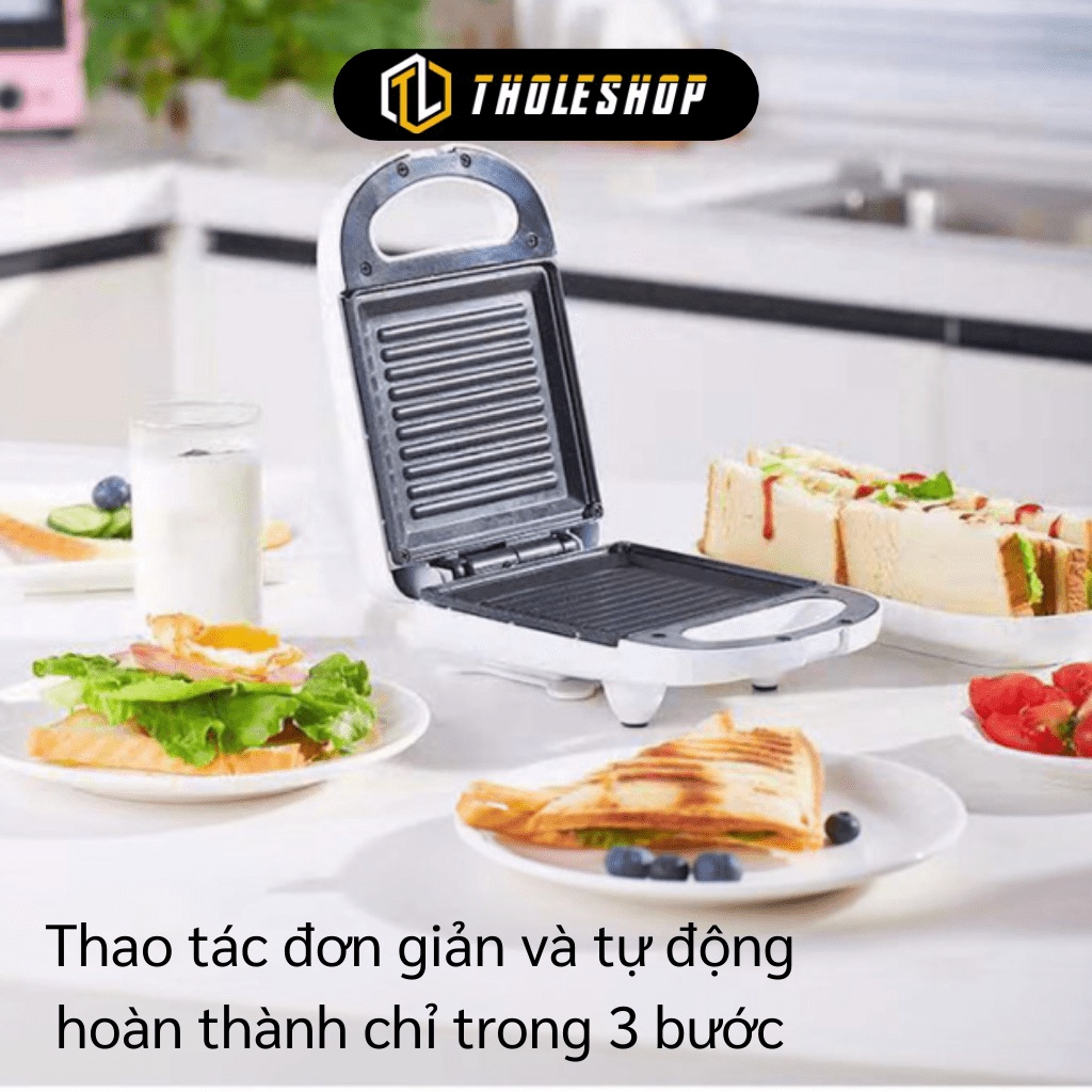 [SGD] Máy Nướng Bánh - Máy Kẹp Bánh Mì Sandwich, Làm Hotdog Nhanh Chóng, Tiện Dụng 9587