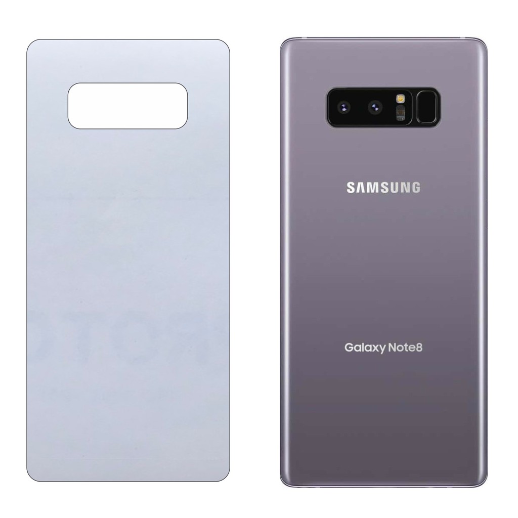 Miếng Dán Lưng Samsung Note 8 Decal Trong Nhám Chống Vân Tay