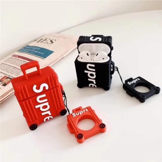 Ốp airpod / airpods vali supreme silicone dẻo