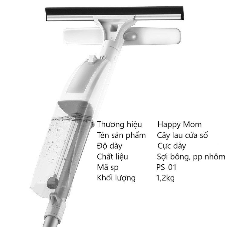 Cây lau kính cán dài 1m2 siêu nhẹ
