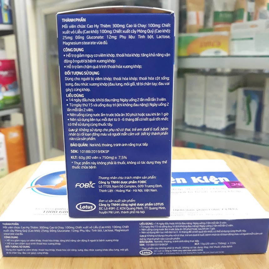 [Tích Điểm NHẬN NGAY 1 HỘP 20 VIÊN] Viên Xương Khớp Bách Niên Kiện - Giảm Viêm &amp; Đau Nhức Xương Khớp