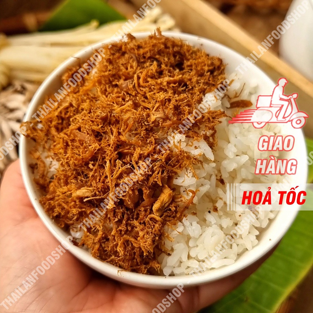 Chà Bông Nấm Hương  - Túi HCK 500Gram