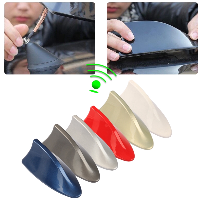 Ăng Ten Vây Cá Mập Bằng ABS Gắn Nóc Xe Hơi Trang Trí