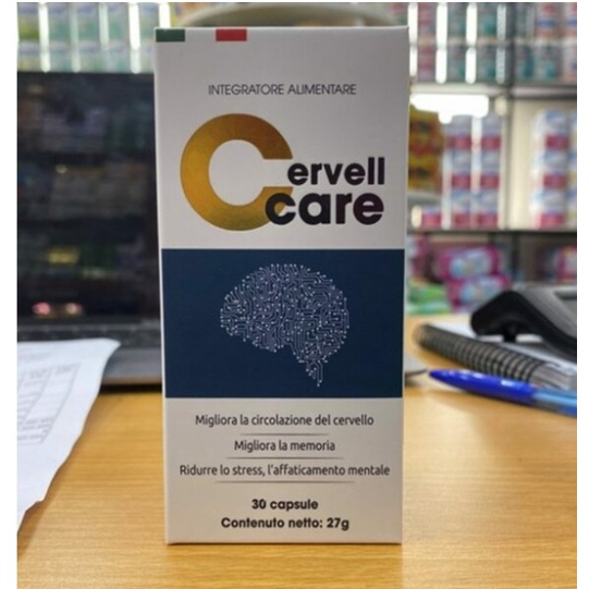 Lọ Cervellcare Viên Uống Bổ Não Hỗ Trợ Tăng Tuần Hoàn Máu Não 30 viên