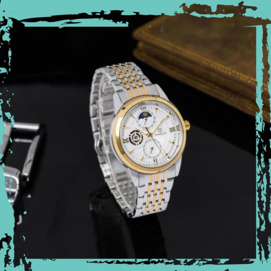 [Chính Hãng 100%] Đồng Hồ Nam PAGINI Automatic PA9922 Dây -  Đồng Hồ Cơ  Thép không gỉ - Bảo hành 2 