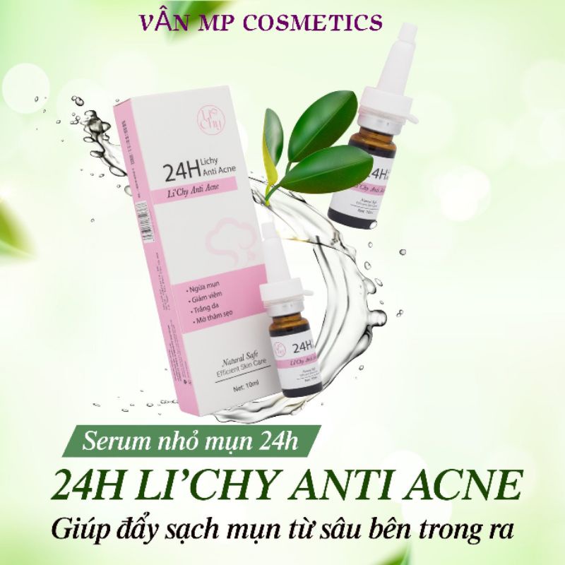 SERUM MỤN 24H LI'CHY [GÔM CÙI MỤN NHANH ]