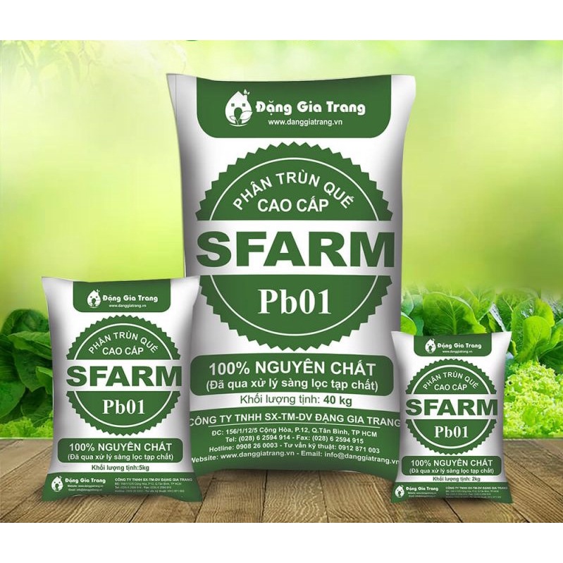 PHÂN TRÙN QUẾ SFARM 5KG