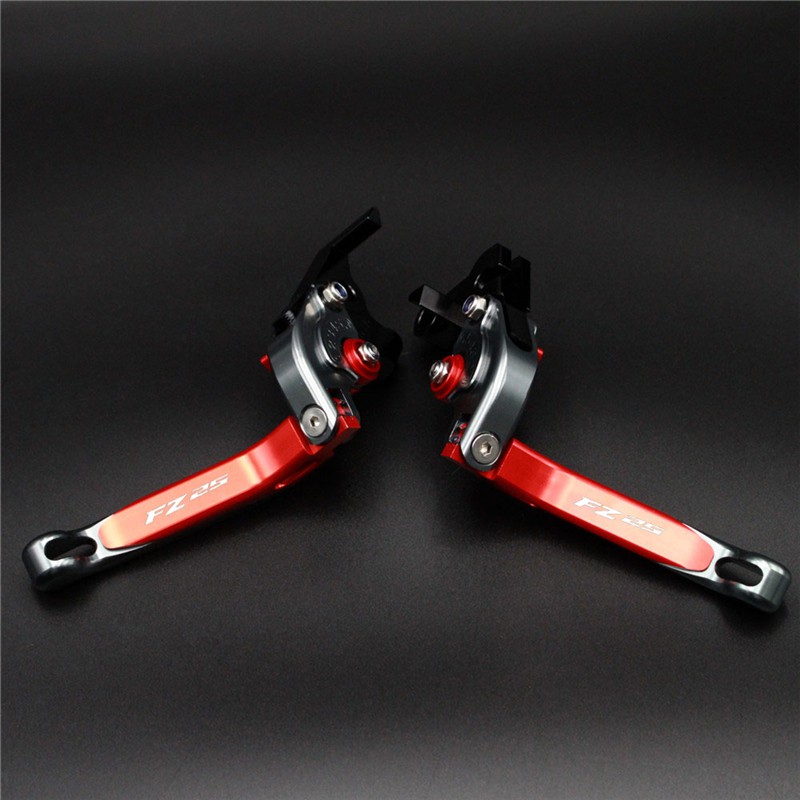 For YAMAHA FZ25 FZ 25 2017-2018 Motorcycle Accessories Folding Extendable Brake Clutch Levers LOGO FZ25