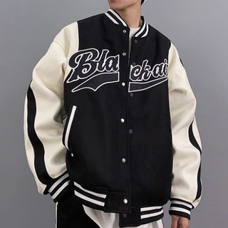 Áo Khoác Bomber Blackai Đen , Áo bomber nam nữ phong cách hàn quốc