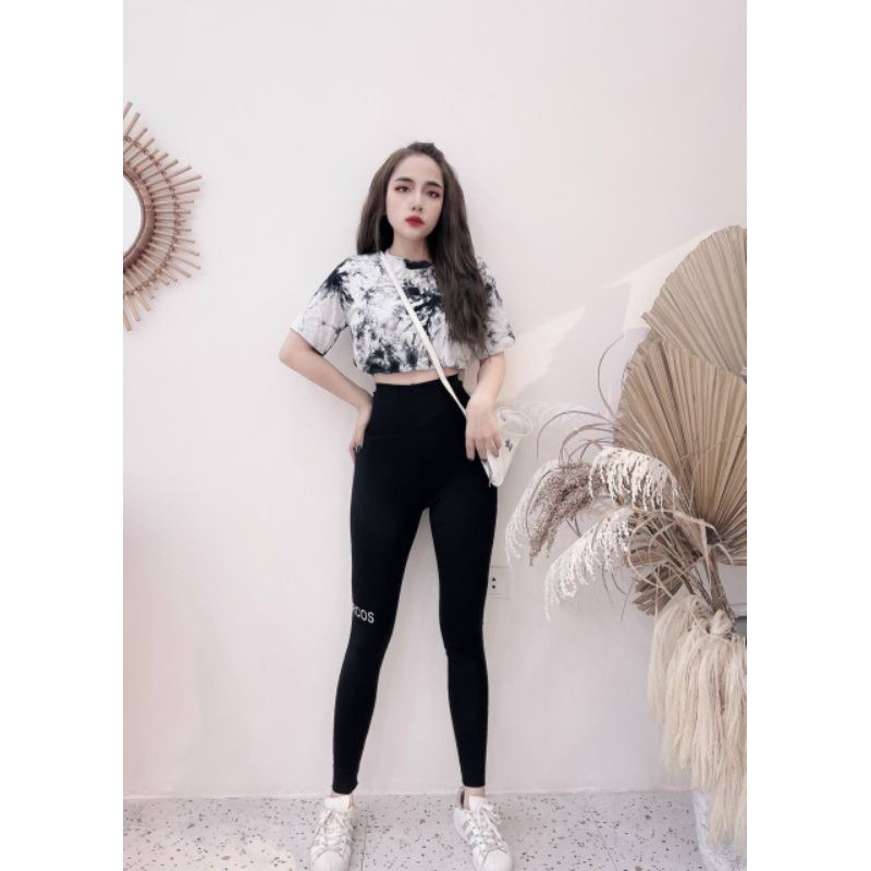 Quần legging chữ nhỏ hàng QCL1