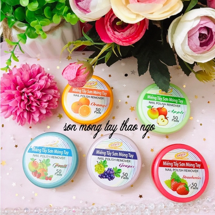 Miếng tẩy sơn 2 in 1 siêu tiện lợi dành cho Nail