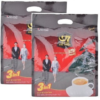 Combo 2 bịch G7 sữa 3in1 Bịch 50 gói Trung Nguyên