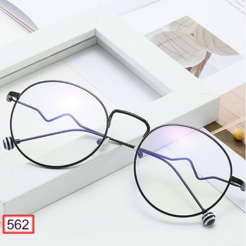 Gọng Kính Nhịp Tim Đính Hạt Kẻ Sọc | BigBuy360 - bigbuy360.vn