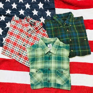Áo sơ mi flannel 2nd unisex mẫu ngẫu nhiên do shop bốc