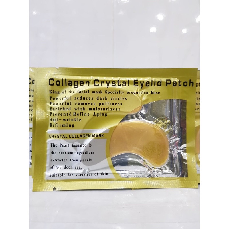 5 MIẾNG ĐẮP MẮT COLLAGEN CRYTAL EYELID PATCH TRỊ QUẦNG THÂM VÀ TAN BỌNG MẮT