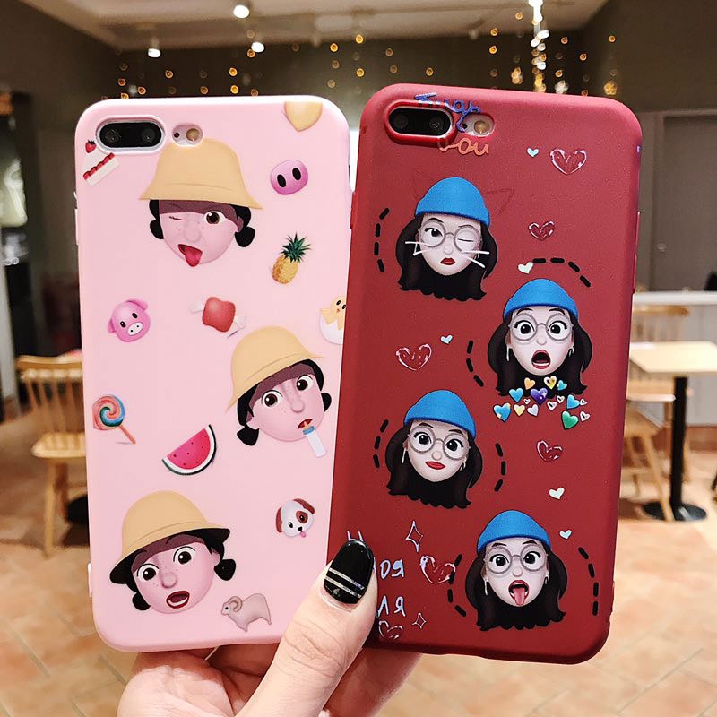 Ốp lưng hình mèo xinh xắn cho điện thoại iPhone 8 7 6s 6 x XR XS Max Plus | BigBuy360 - bigbuy360.vn