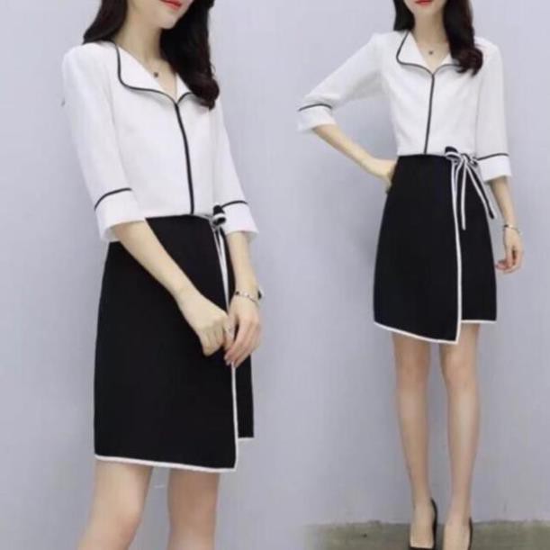 Sét váy áo công sở caro  NANA